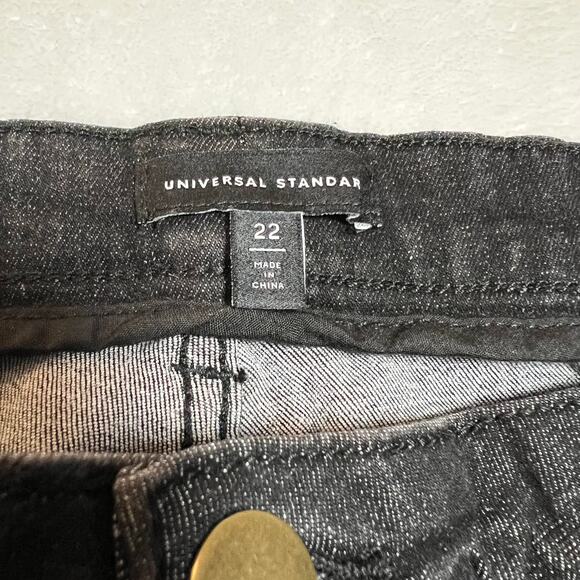 Universal Standard Mid Rise Skinny Seine Jeans Size 22 Stretch Casual Minimalist - Picture 4 of 12